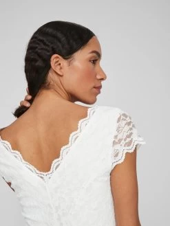 Vila Avondjurken Avondjurk Kalila Dames Wit -Vila eef18df7c24c6c5071805ca5033c635f