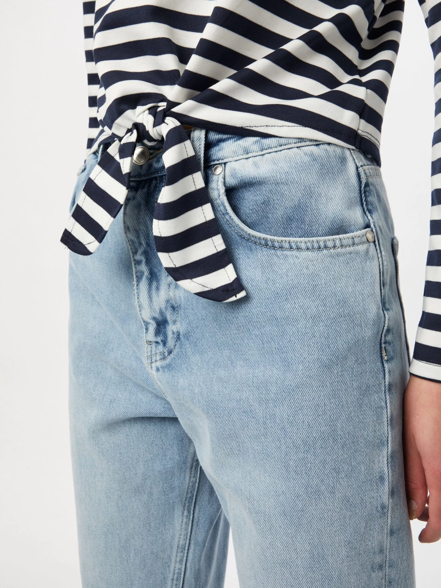 Vila Longsleeves Shirt Tinny Dames Navy 2 Vila Longsleeves Shirt Tinny Dames Navy - Afbeelding 2