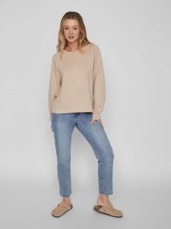 Vila Sweatshirts Sweatshirt Dames Beige 11 Vila Sweatshirts Sweatshirt Dames Beige -Vila ef782f475bfb7c1419c4b668c4fffaa2