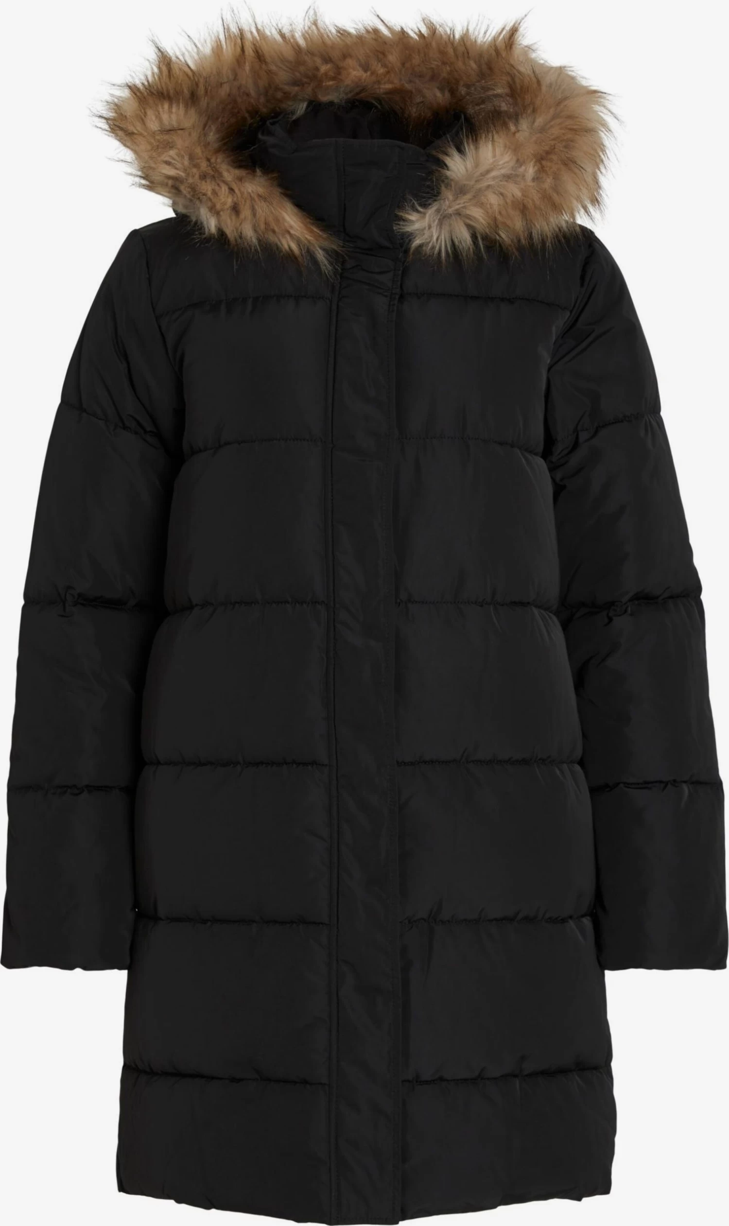 Vila Winterjassen Winterjas Leola Dames Zwart 1 Vila Winterjassen Winterjas Leola Dames Zwart