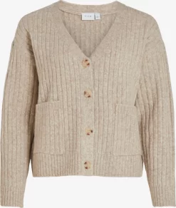 Vila Vesten Gebreid Vest Irina Dames Chamois