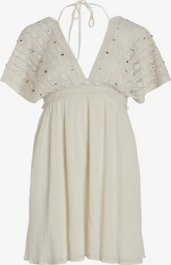 Vila Mini Jurken Jurk LOUISA Dames Beige