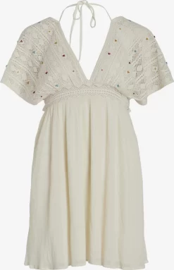 Vila Mini Jurken Jurk LOUISA Dames Beige