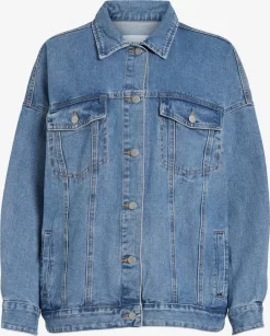 Vila Spijkerjasjes Tussenjas Dames Blauw