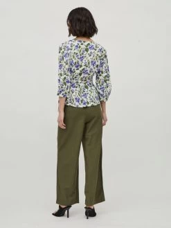 Blouses Met Korte Mouw Blouse Dames Groen -Vila f279e8c16c6e495aea4d9eb7c865385f