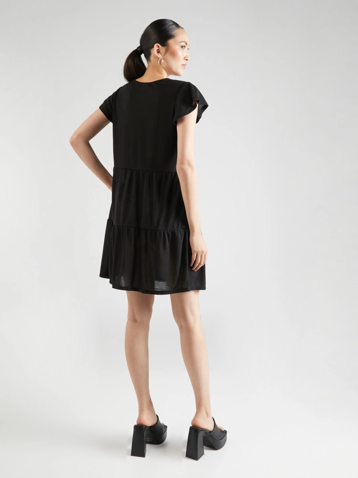 Vila Zomerjurken Zomerjurk SUN Dames Zwart 4 Vila Zomerjurken Zomerjurk SUN Dames Zwart - Afbeelding 4