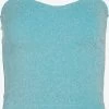 Vila Crop Tops Top KAJA Dames Blauw