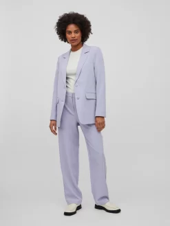 Vila Klassieke Blazers Blazers KAMMA Dames Lila -Vila f420a65348da17d8c9fd287bcdc1dcbc scaled