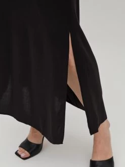 Vila Maxi Rokken Rok Lana Dames Zwart -Vila f44e08a31c25f50ac84fb9e6c0d4ec98