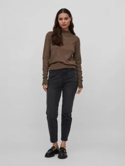 Vila Basic Truien Trui Ril Dames Ombergrijs 8 Vila Basic Truien Trui Ril Dames Ombergrijs -Vila f4530c9e113c106df1fe10006b900954