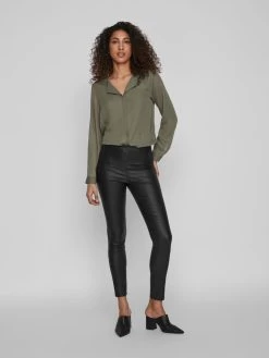 Vila Blouses & Tunieken Blouse Dames Donkergroen -Vila f4cd4439f835661de041f21a5e4082cc