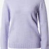 Vila Fijngebreide Truien Trui RIL Dames Lila