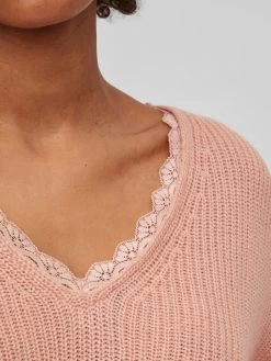 Vila Fijngebreide Truien Trui Oa Dames Rosa -Vila f6ed7cf57140e4a2972999d98aaae05b