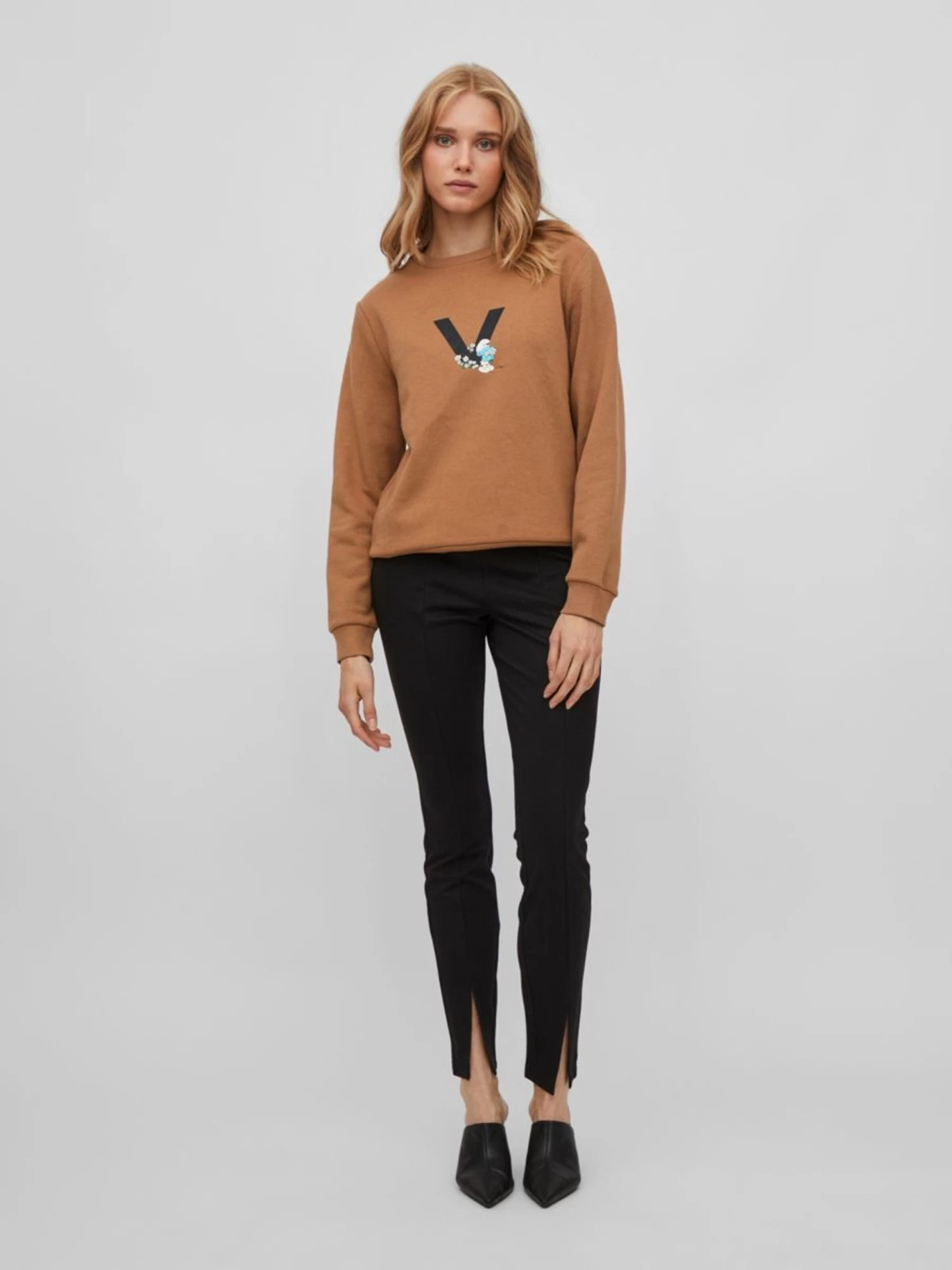 Vila Sweatshirts Sweatshirt Smurfy Dames Pueblo 5 Vila Sweatshirts Sweatshirt Smurfy Dames Pueblo - Afbeelding 5