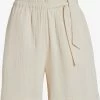 Vila Shorts Loosefit Broek Lania Dames Taupe