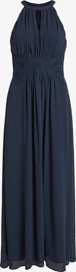 Vila Maxi Jurken Jurk Milina Dames Donkerblauw