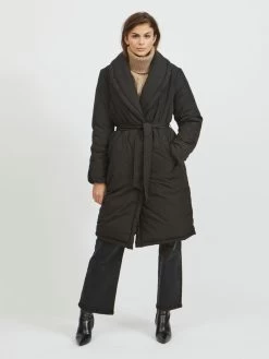 Vila Wintermantels Wintermantel Feriza Dames Zwart -Vila f735177f7bc6b5aa2d205ced8589da96