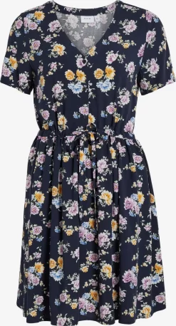 Vila Mini Jurken Jurk Lise Dames Blauw / Nachtblauw