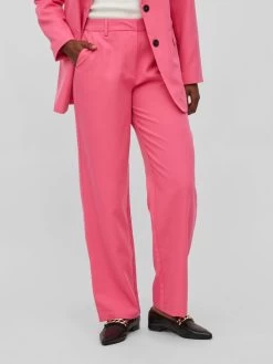 Vila Pantalons Regular Broek Kammas Dames Pink -Vila f780b95b862481fc0859ceb3ac4719af