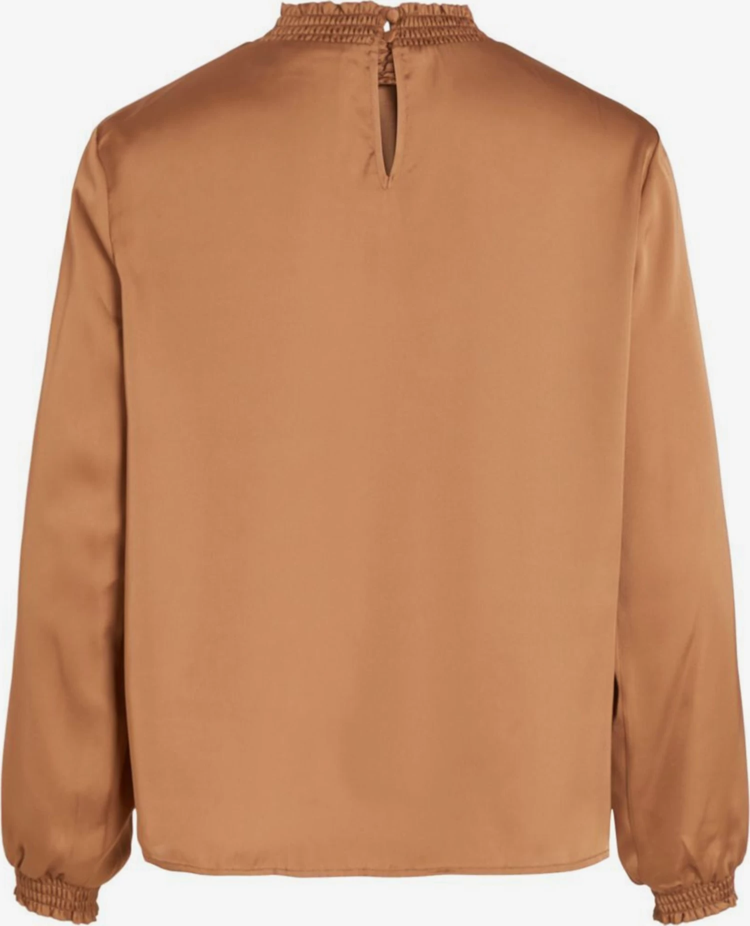 Vila Blouseshirts Blouse Dames Bruin 2 Vila Blouseshirts Blouse Dames Bruin - Afbeelding 2