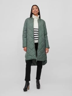 Vila Tussenmantels Tussenmantel MANON Dames Jade Groen -Vila f82fbc34d976df6a54e31e1f5632483a