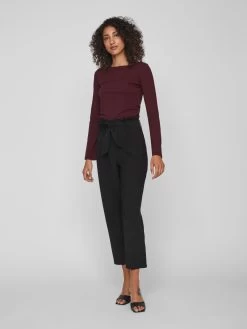 Vila Longsleeves Shirt EMILIE Dames Wijnrood 9 Vila Longsleeves Shirt EMILIE Dames Wijnrood -Vila f85004864cec8b0633ec707b0de51862