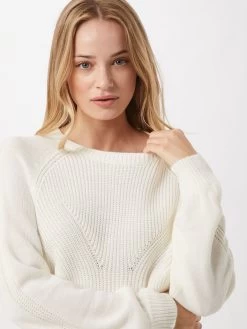 Vila Basic Truien Trui Dames Wit -Vila f859cd619977561e8426c9a93db443ba