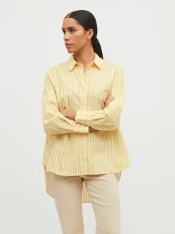 Vila Overhemden Blouse Nicoline Dames Geel -Vila f8700685eeb1b7668473c033e120cdd2 scaled