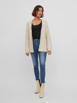 Vila Vesten Gebreid Vest Ella Dames Lichtbeige -Vila f8952cbc46492d822f5f01a0c7eef943 scaled