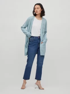 Vila Vesten Gebreid Vest Ril Dames Blauw -Vila f8a7437d25738c752a5d0aecc9f29c3a scaled