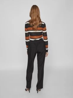 Vila Bandplooibroeken Wide Leg Bandplooibroek Winnie Dames Zwart -Vila f9511b27f84b1c10bc51189c76e12362