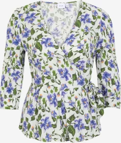 Blouses Met Korte Mouw Blouse Dames Groen