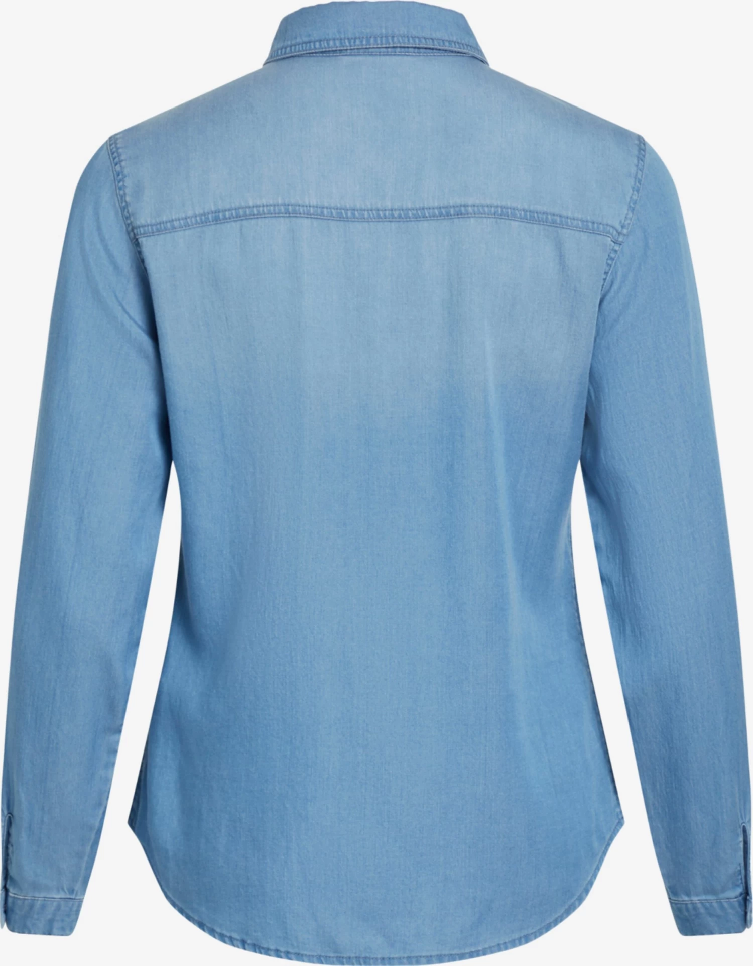 Vila Spijkerblouses Blouse Bista Dames Lichtblauw 2 Vila Spijkerblouses Blouse Bista Dames Lichtblauw - Afbeelding 2