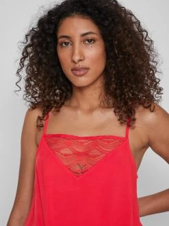 Vila Blouse Tops Blouse Nula Dames Rood -Vila fab0740c635b2ee15dc748c1e84c8419
