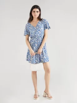 Vila Zomerjurken Zomerjurk CELINA Dames Blauw 9 Vila Zomerjurken Zomerjurk CELINA Dames Blauw -Vila fb09269d034a164bdde7beabd3f7abfa scaled