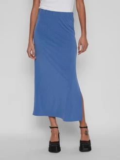 Vila Maxi Rokken Rok Dames Donkerblauw -Vila fcc8cfc11f5c50185007108d32697e7e