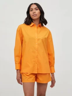 Vila Overhemden Blouse Polini Dames Oranje -Vila fd3bc7682afc7a3262f1d7ed26769b16 scaled