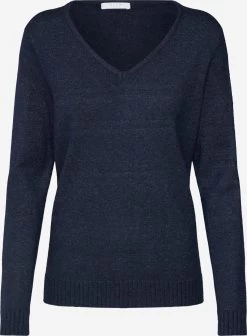Vila Fijngebreide Truien Trui Ril Dames Donkerblauw