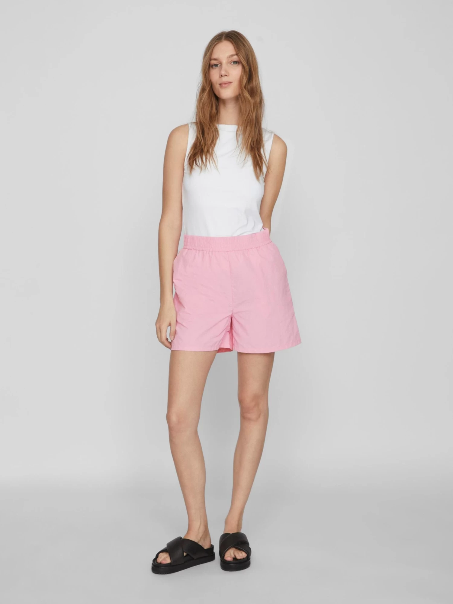 Vila Shorts Regular Broek Dames Rosa 5 Vila Shorts Regular Broek Dames Rosa - Afbeelding 5