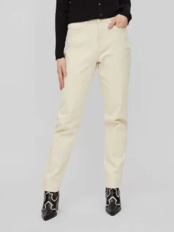 Vila Straight Regular Jeans Dames Crème -Vila fe2b3b9f60b003780efbb9f9d5a4748a scaled