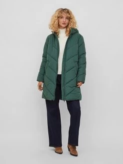 Vila Wintermantels Wintermantel Trust Dames Groen -Vila fe7eb6ea2ba776c9eecaa9e177f5e4d2