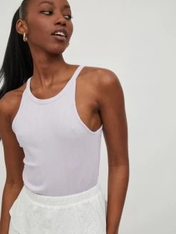 Vila Spaghetti Tops Top Athalia Dames Pastellila -Vila ff7931ceb9e06052f4943ecbe881bfe2